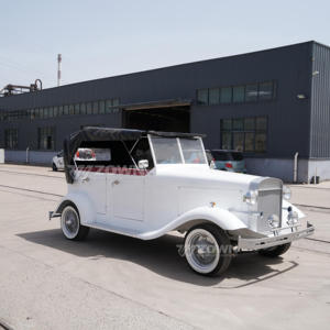 Clásico Oldtimer Travel Electric Vintage Car Factory Mejor calidad 5 plazas Antiguo Electric Sightseeing Bus & Car - Product Image 5
