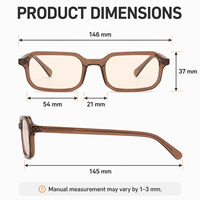 Lunettes de soleil rectangulaires en acétate Mellume avec logo personnalisé, verres polarisés UV400 colorés pour hommes et femmes, vente en gros, style Y2K