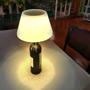 瓶灯太阳能发光二极管光传感器餐桌灯3级光强室内室外餐厅台灯