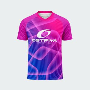 Camiseta de Fútbol con Cuello en V, Modelo 2026, Moderna, para Adultos, Ropa Deportiva Personalizada con Impresión de Nombre en Color Sólido, Alta Calidad - Product Image 2