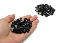 Cristaux de méditation et de guérison Reiki, obsidienne noire et agate, éclats de cristal polis faits à la main de 5 mm à 14 mm, décoration d'intérieur, nouvelle arrivée