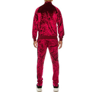 Bon fabricant Survêtement en velours pour hommes, best-seller, survêtement en velours anti-rides entièrement personnalisé et de haute qualité - Product Image 2