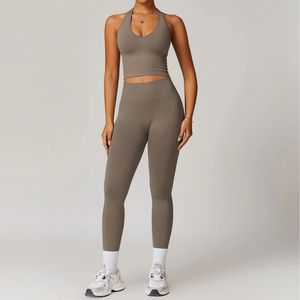 2025 dames sans couture barre et collants confortable Jogging porter Scrunch bout à bout vêtements de sport et leggings pour femmes - Product Image 3