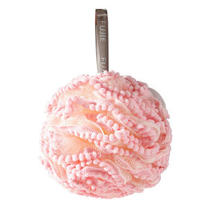 Balle de bain exfoliante ultra-douce SnowFluff PE, nettoyage en profondeur, luxe, résistante aux déchirures - Product Image 1