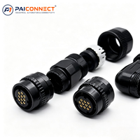Connecteur d'encodeur servo PAICONNECT 10 broches, boîtier ABS, prise mâle/femelle, IP20, forme rectangulaire/ronde, compatible FANUC