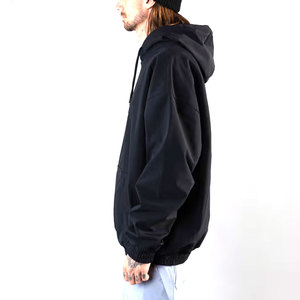 Sweat à capuche zippé en softshell pour homme de qualité supérieure, en coton mélangé, respirant et à séchage rapide, vêtements de rue, couleurs personnalisables - Product Image 2