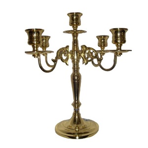 เชิงเทียนโลหะตกแต่งสไตล์โบราณ - Product Image 5
