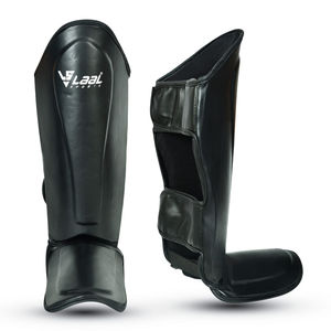 Espinilleras de Cuero para Boxeo, Muay Thai, MMA, Protección de Alto Impacto, Almohadillas de Alta Calidad Ecológicas para Empujar - Product Image 6