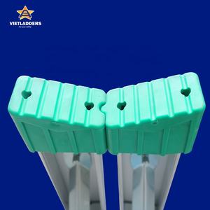 SG Industrial Design NVLY-8C Double-Sided 2x8 Aluminum Scaffold <b>Folding</b> <b>Ladders</b> Sturdy Outdoor Hotel Use - Product Image 4