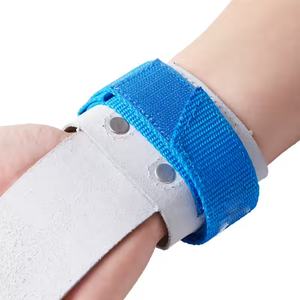 2025 cuero de vaca personalizado levantamiento de pesas gimnasia empuñadura de mano ajustable gancho y bucle empuñaduras de barra alta gimnasia pull up entrenamiento - Product Image 4