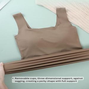 Tops Cortos sin Mangas de Talla Grande para Mujer en Color Personalizado, Ligeros, de Corte Entallado, Secado Rápido, Transpirables, Material de Punto, Sostenibles - Product Image 6