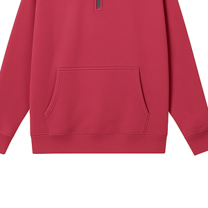 Sweat-shirt à demi-fermeture éclair pour femmes en polaire chaude pour l'hiver Sweat-shirt à manches longues Sweat-shirt à demi-fermeture éclair grande taille - Product Image 2