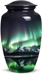 Urnes funéraires en bois modernes de style américain faites à la main Urnes funéraires décoratives pour hommes et femmes - Product Image 1