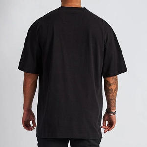 ที่กําหนดเองเป็นกลางคุณภาพสูงผ้าฝ้าย 100% เสื้อยืดขนาดใหญ่ไหล่ตกออกกําลังกายกีฬาเสื้อยืดที่กําหนดเองพิมพ์ผู้ชายเสื้อยืด - Product Image 4