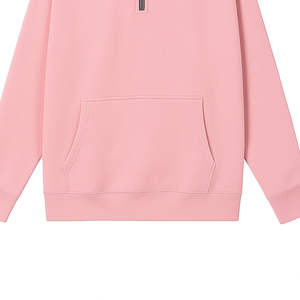 Sweat-shirt à col montant pour homme, en coton 100%, respirant, avec broderie, design 2025, fabrication sur mesure, vente en gros, OEM - Product Image 1