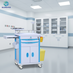 Sunoro SET 16 Carrello d'Emergenza Ospedaliero di Alta Qualità ed Economico in ABS per Cliniche - Product Image 6