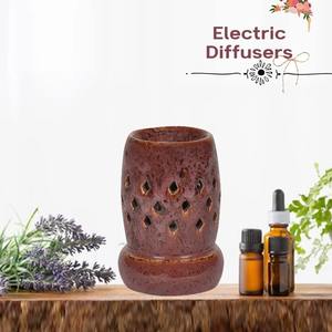 เครื่องพ่นน้ำมันหอมระเหยกลิ่นหินอ่อนสีแดงเครื่องหอมระเหยที่จุดธูปและเครื่องหอม - Product Image 2