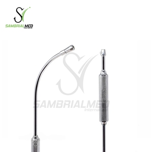 A + Tube d'aspiration Cooley en acier inoxydable de qualité supérieure Pointe de 7mm de large (30.0 cm) Instruments de chirurgie cardiovasculaire et thoracique - Product Image 6
