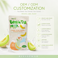 Poudre de Collagène de Melon Japonais pour Nutrition Sportive, Boisson Protéinée Instantanée, Substitut de Repas Instantané pour le Soutien Énergétique et la Performance Physique