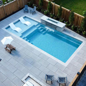 Piscina Prefabricada de Fibra de Vidrio para Patio Personalizada de 8m 26 pies 30 pies, Diseño de Piscina Exterior, Carcasa de Piscina de Fibra de Vidrio en Venta - Product Image 1