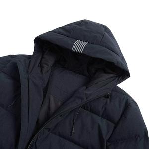 Vestes matelassées écologiques pour hommes, style streetwear, pour l'hiver, col montant, coupe-vent, imperméables, à capuche, personnalisables, devant haut de gamme - Product Image 2