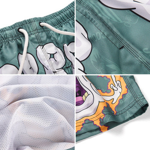 Pantalones cortos de cinco puntos al por mayor pantalones cortos de malla de playa de verano para Hombre Pantalones cortos casuales para correr pantalones cortos de talla grande para hombre - Product Image 4