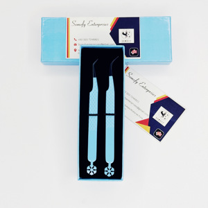 ชุดแหนบต่อขนตาสแตนเลสแบบมืออาชีพ, ทนทานป้องกันไฟฟ้าสถิตย์มีความแม่นยำ45/90องศา - Product Image 6