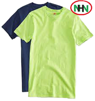T-shirts pour hommes en coton 100% personnalisés avec votre logo, grande taille, respirants, écologiques, anti-boulochage, imprimés en sérigraphie, vente en gros