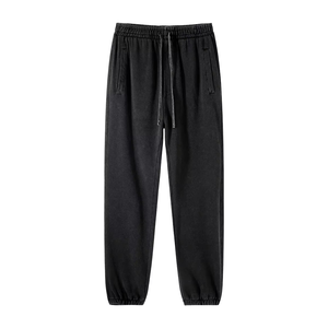 Pantalones Casuales de Lona 100% Algodón para Hombre, Holgados, Ligeros, para Correr al Aire Libre, Pantalones Deportivos de Invierno, Tinte Liso, Servicio OEM - Product Image 6