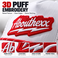 Casquette de baseball personnalisée brodée en gros, blanche, 5 panneaux, perforée, avec corde, casquette snapback, fabricant