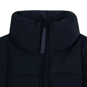 Veste d'hiver chaude et tendance sur mesure OEM, veste en duvet streetwear avec col montant, veste matelassée coupe-vent en coton pour homme - Product Image 3