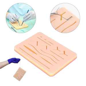 Kit de pratique de suture Étudiants médicaux et vétérinaires Peau réutilisable Matériaux et instruments de suture médicale - Product Image 3