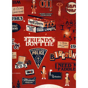 โปสเตอร์สไตล์อาร์ตเดโคสมัยใหม่ 'Stranger Things' ภาพวาดติดผนังแบบกลับหัวลงพร้อมกรอบ - Product Image 2