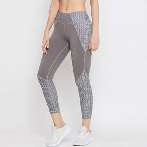 Legging personnalisé pour femme en Spandex/Polyester, motif uni, taille mi-haute, respirant, séchage rapide, léger, vente en gros, dernière collection - Product Image 3