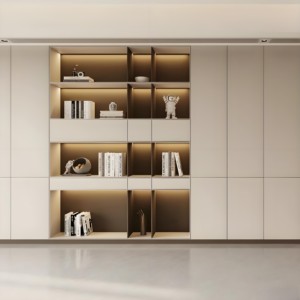 Estantería privada personalizada, duradera y resistente, de acero inoxidable 304, sin formaldehído, a prueba de humedad, <span class=keywords><strong>para</strong></span> estudio y dormitorio - Product Image 2
