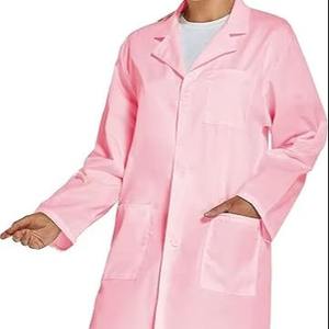 Personalizado de verano de las mujeres con cuello en V antiarrugas médico uniforme de lona Material de belleza médica ropa de enfermería con Spandex - Product Image 1