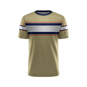 Camiseta de tenis de manga corta personalizada, ropa deportiva transpirable y de secado rápido, precio barato, nuevo diseño - Product Image 6