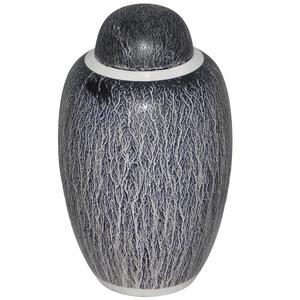 Urnas de cremación de cúpula superior de latón de alta calidad con adhesivo Suministros funerarios de metal terminado para cenizas humanas - Product Image 4