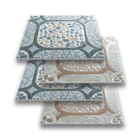 Dalles de stationnement semi-porcelaines robustes 400x400mm pour espaces extérieurs, jardins et allées, antidérapantes