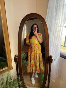 A Perfect Summer Muslin <b>Maxi</b> <b>Dress</b> With Floral Print - Product Image 6