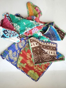Colorful <b>Hanging</b> Loop Kantha Floral Kitchen Soft Cotton Mixed Assorted handmade cotton <b>Towel</b> Vintage Kantha <b>Towel</b> Set handmade - Product Image 6