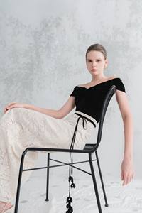 Ventas calientes Ropa de verano JENA MINI FALDA Rayón Spandex Tela tejida Minifalda negra Cintura baja Etiquetas personalizadas WHITE ANT Vietnam - Product Image 6