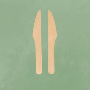 Ensemble de couverts en bois jetables écologiques faits à la main de qualité supérieure pour les repas quotidiens, les restaurants, le camping en plein air, les fêtes, durables - Product Image 5