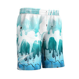 Vente directe d'usine nouveaux shorts décontractés pour hommes à la mode dans la méthode de tissage non tissé d'impression de sublimation d'entraînement de taille plus - Product Image 2