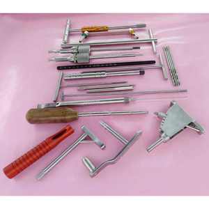 Juego de Instrumentos Quirúrgicos Ortopédicos DHS DCS de Acero Inoxidable, 21 Piezas, Herramientas de Fijación Ósea de Alta Calidad, Manual - Product Image 2