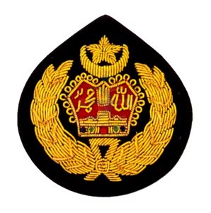 Customizable Size Shape Luxury Sew-On Hand Embroidered Bullion Wire Blazer Patches Fashion Top Fabric <b>Badges</b> High Quality - Product Image 4