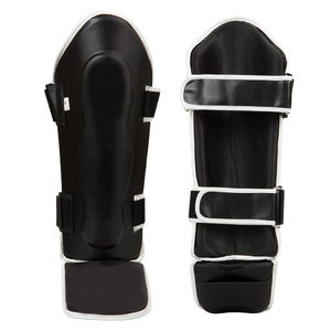 Most Selling High Quality Leg Safety Ice Hockey <b>Shin</b> <b>Pads</b> Genuine Leather Manufacturing <b>Pads</b> / Unisex <b>MMA</b> Fighting <b>Shin</b> <b>Pads</b> - Product Image 1