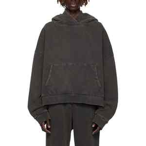 Sweat-shirts à capuche imprimés pour hommes, confortables, 100% coton, surdimensionnés, doublés de polaire, écologiques, numériques - Product Image 6