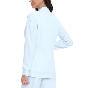 Veste de gommage personnalisée pour femmes avec broderie, veste uniforme légère et respirante durable pour le personnel soignant et infirmier - Product Image 5