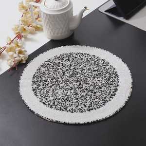 <b>Beaded</b> <b>Placemat</b> Handmade Round Charger for Luxury Dining & Holiday Decor Unique Piece Handmade <b>Beaded</b>, <b>Placemat</b>, Housewarming - Product Image 5